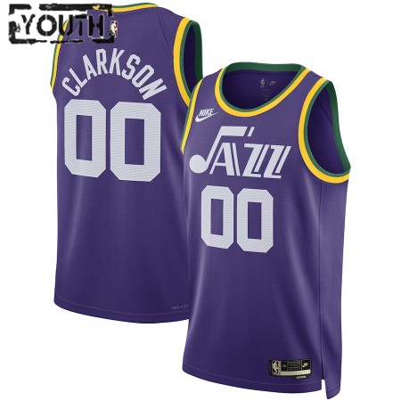 Dres Utah Jazz Clarkson Jordan Nike 2023-24 Classic Edition Ljubičasta Swingman - Dječji